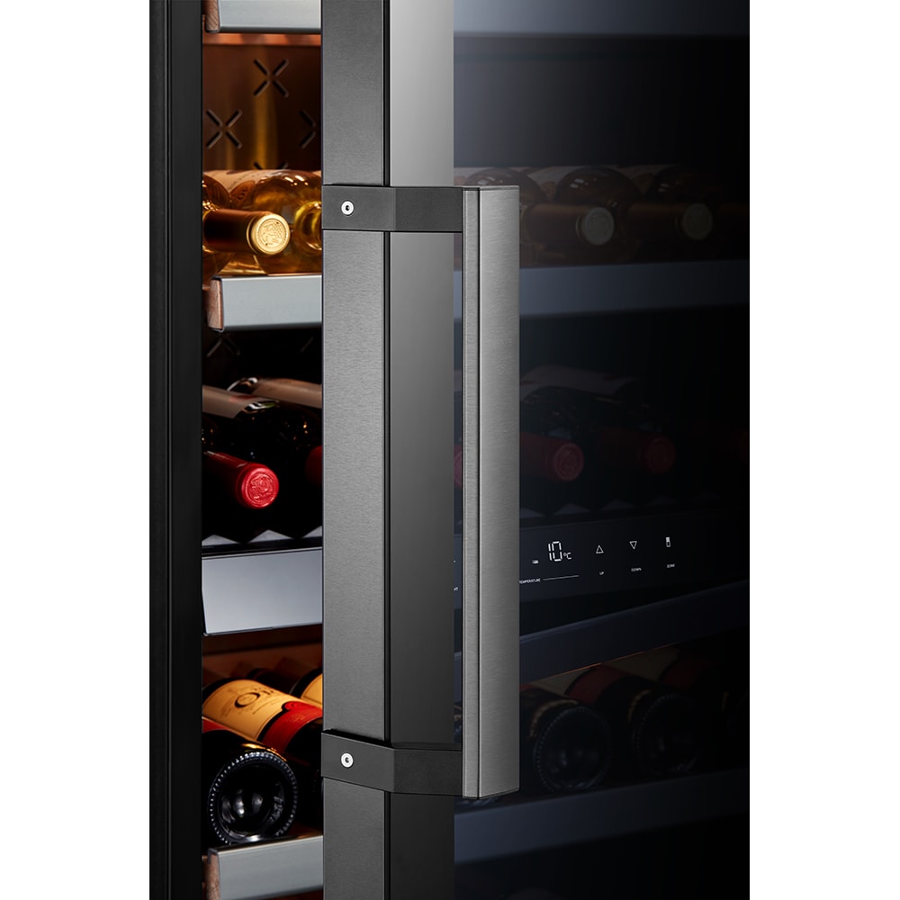 Racitor de vinuri VORTEX VWC43SBK01M, 193 sticle, H 185 cm, Clasa G, negru