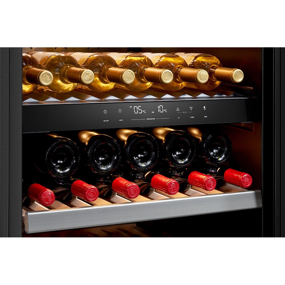 Racitor de vinuri VORTEX VWC43SBK01M, 193 sticle, H 185 cm, Clasa G, negru