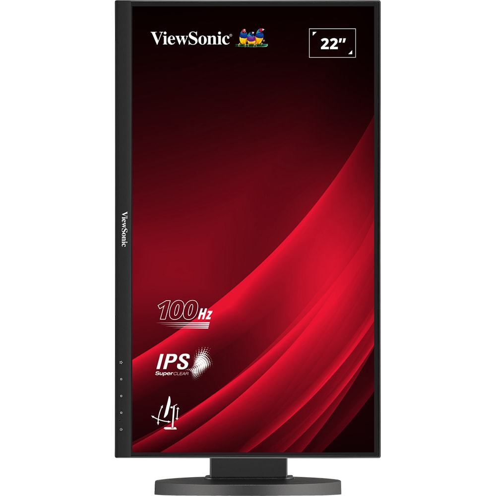 Monitor LED IPS VIEWSONIC VG2208A-HD, 22", Full HD, 100Hz, Flicker-Free, negru