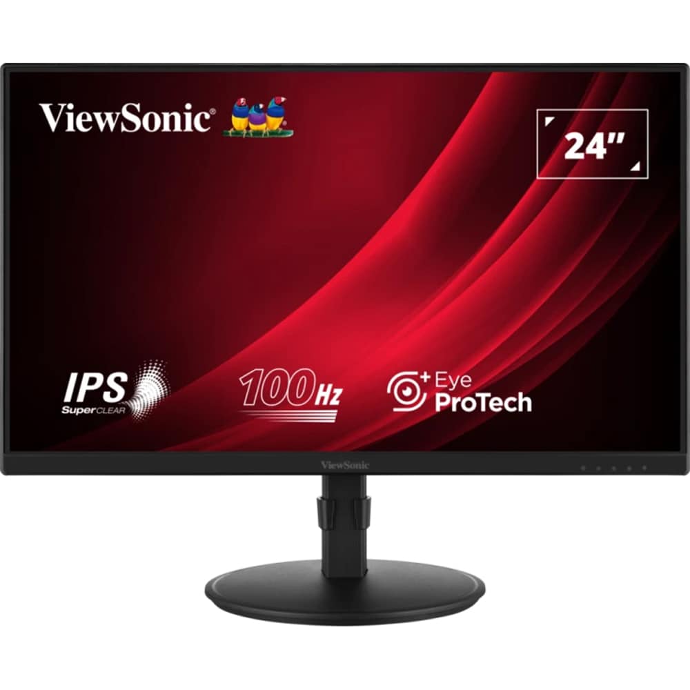 Monitor LED IPS ViewSonic VG2408A-MHD, 23.8", Full HD, 100Hz, Difuzoare, Eye ProTech+, negru