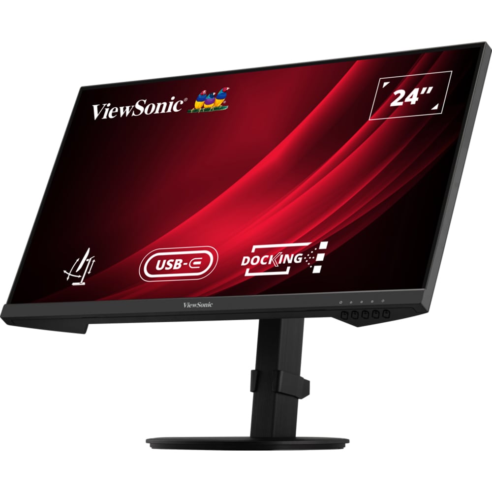 Monitor LED IPS VIEWSONIC VG2409U-2, 24", Full HD, 100Hz, HDR10, Flicker Free, negru