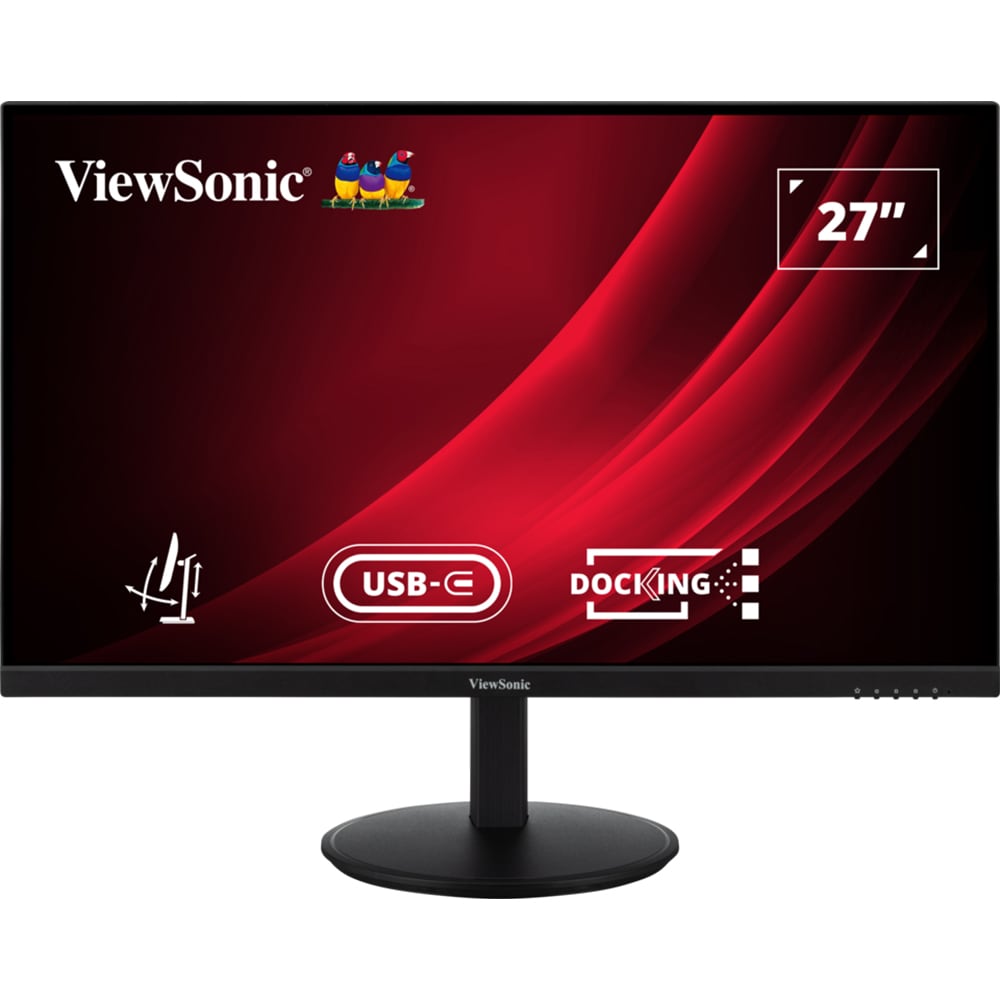 Monitor LED IPS VIEWSONIC VG2709U-2K, 27", QHD, 100Hz, HDR10, Flicker-Free, negru