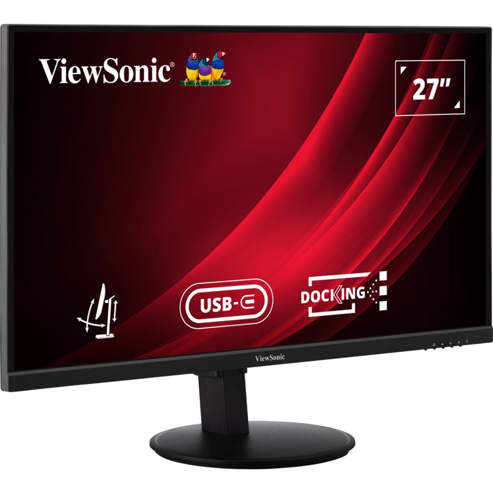 Monitor LED IPS VIEWSONIC VG2709U-2K, 27", QHD, 100Hz, HDR10, Flicker-Free, negru