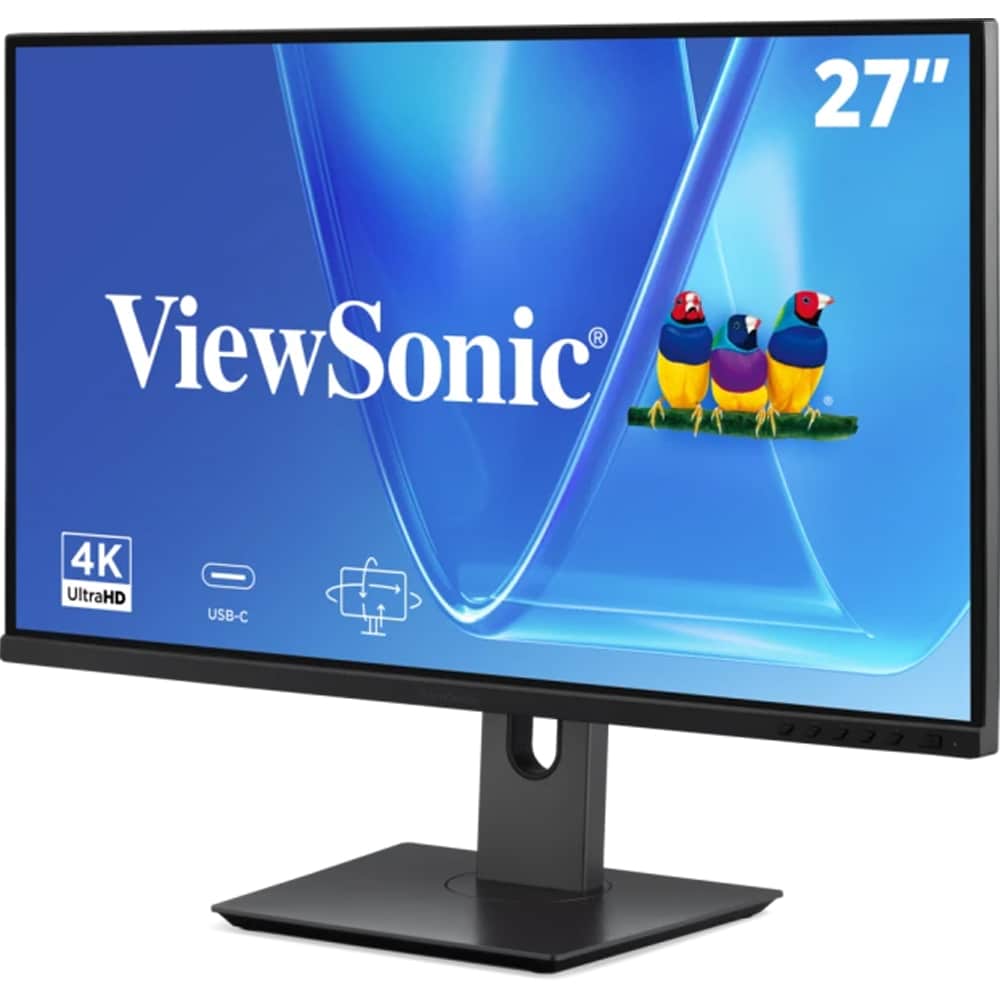 Monitor LED IPS ViewSonic VG2719U-4K, 27", 4K UHD, 60Hz, USB-C 96W, HDR10, negru