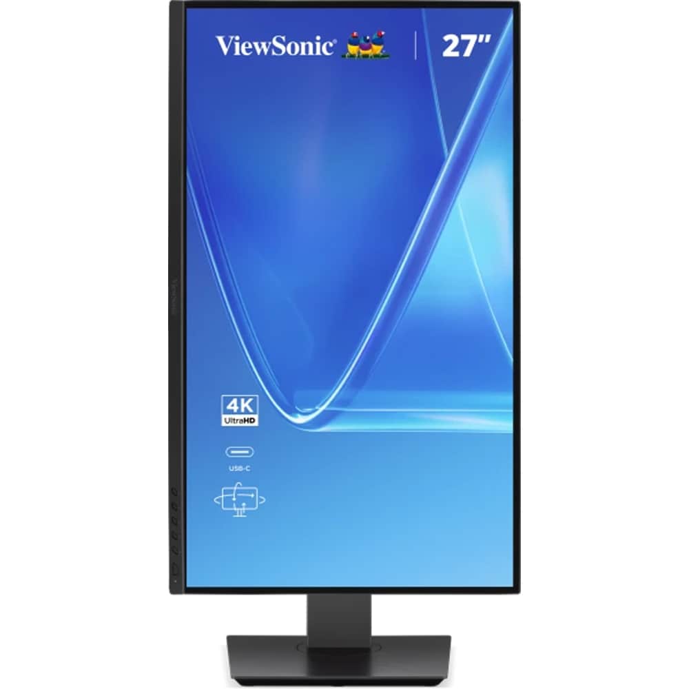 Monitor LED IPS ViewSonic VG2719U-4K, 27", 4K UHD, 60Hz, USB-C 96W, HDR10, negru