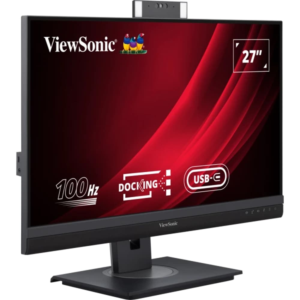 Monitor LED IPS ViewSonic VG2757V-2K, 27", QHD, 100Hz, USB-C 90W, Webcam 5MP, negru