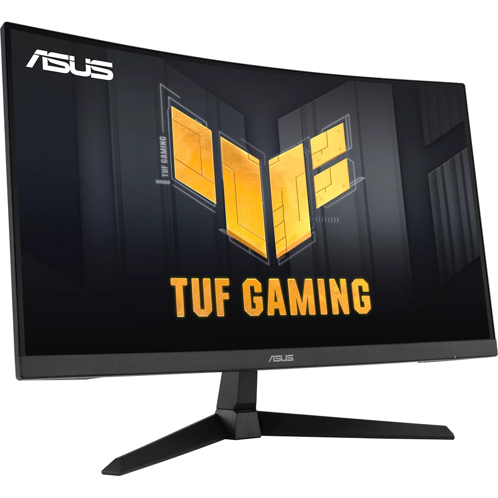 Monitor Gaming curbat LED Fast VA ASUS TUF VG27VQ3B, 27", Full HD, 180Hz, FreeSync, boxe, negru