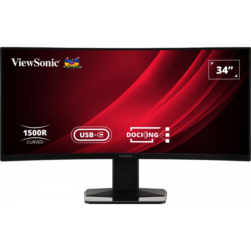 Monitor curbat LED VA VIEWSONIC VG3419C, 34", UWQHD, 120Hz, HDR10, AMD FreeSync Premium, negru