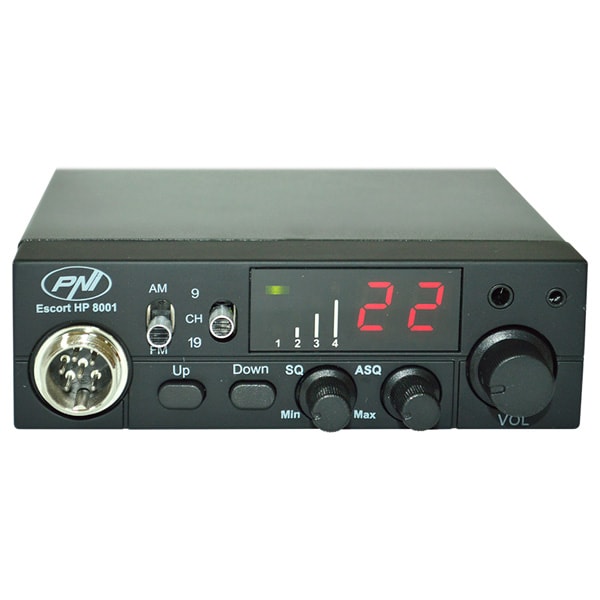 Kit Statie radio CB PNI ESCORT HP 8001 ASQ + Antena CB PNI ML70
