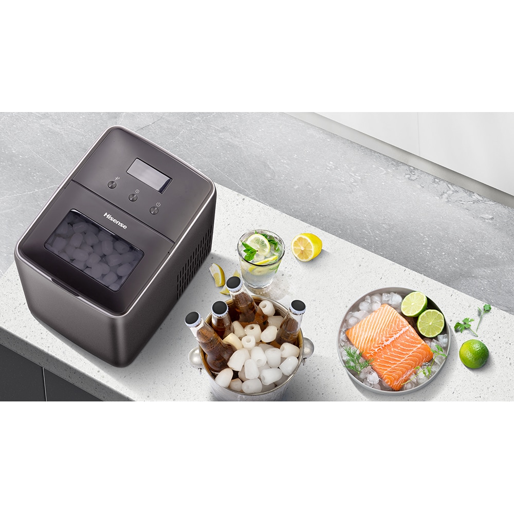 Aparat cuburi gheata HISENSE IMC2000A, 120W, negru-gri