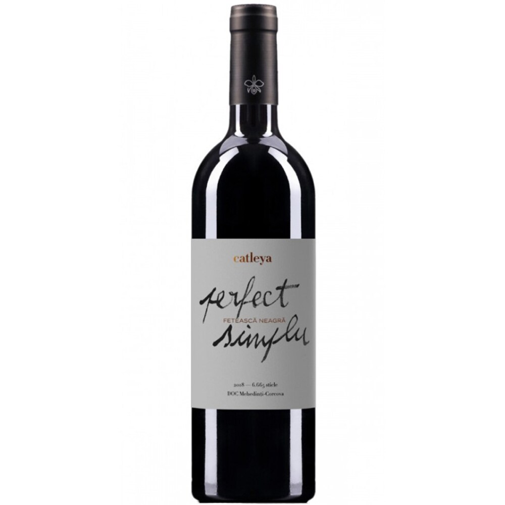 Vin rosu sec Catleya Perfect Simplu Feteasca neagra, 0.75L