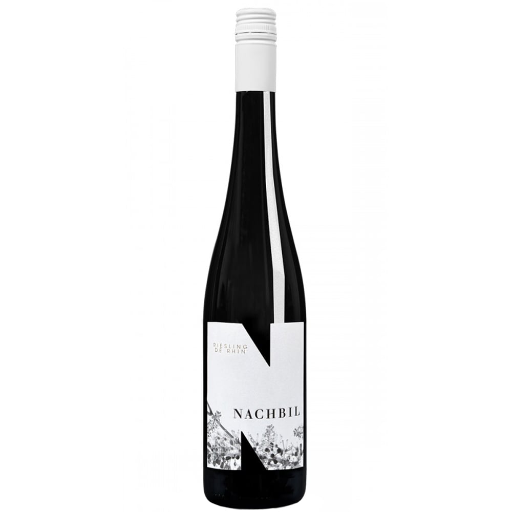 Vin alb demisec Nachbil Riesling De Rhin, 0.75L