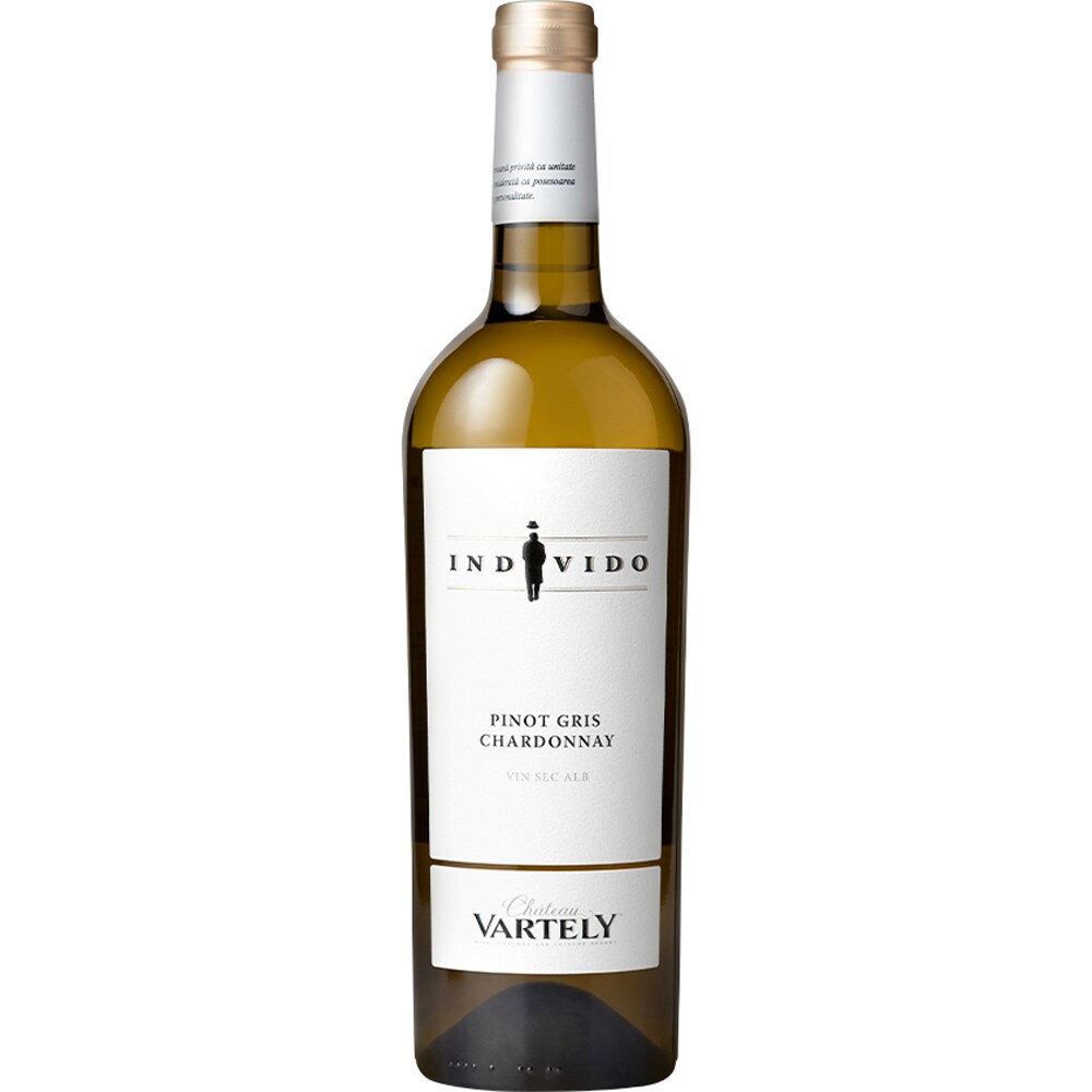 Vin alb sec Individo Pinot Gris Chardonnay, 0.75L