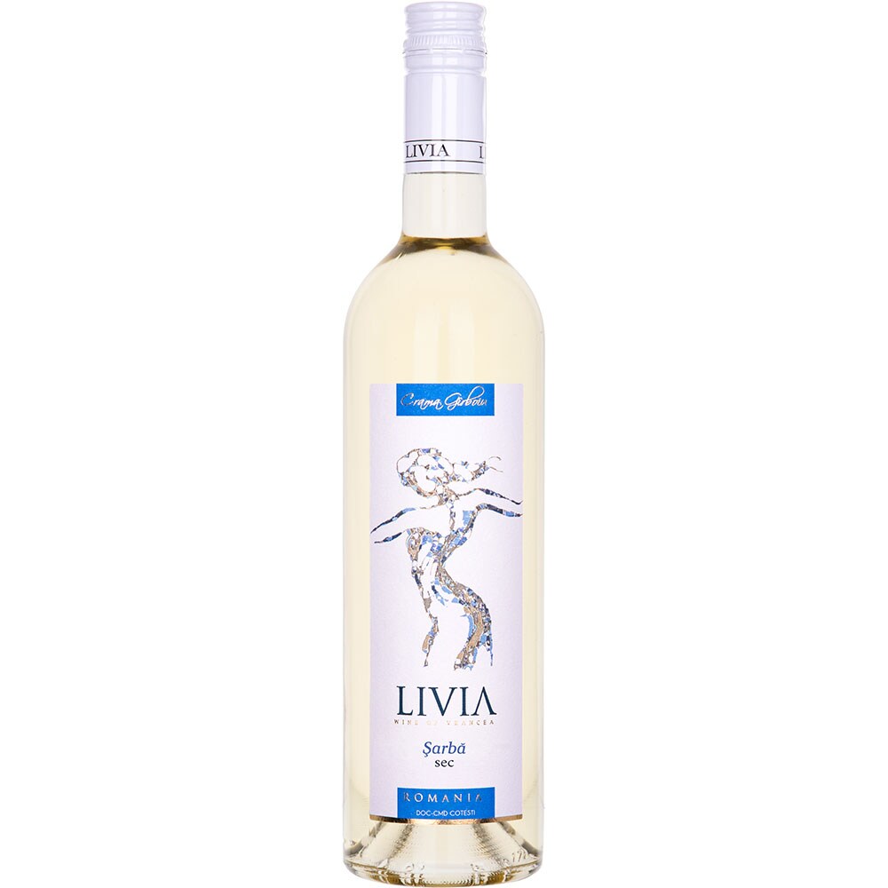 Vin alb sec Crama Girboiu Livia Sarba, 0.75L