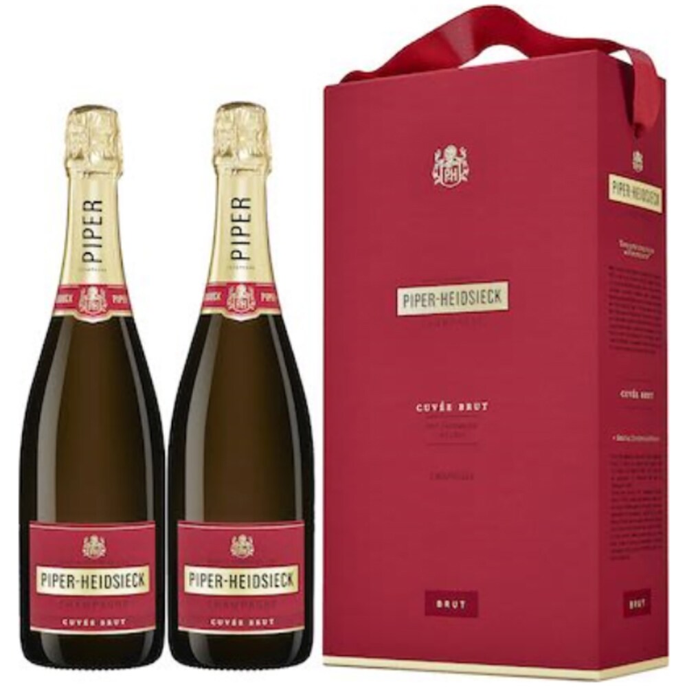 Sampanie alba Piper Hiedsieck Cuvee, 0.75L, 2 sticle