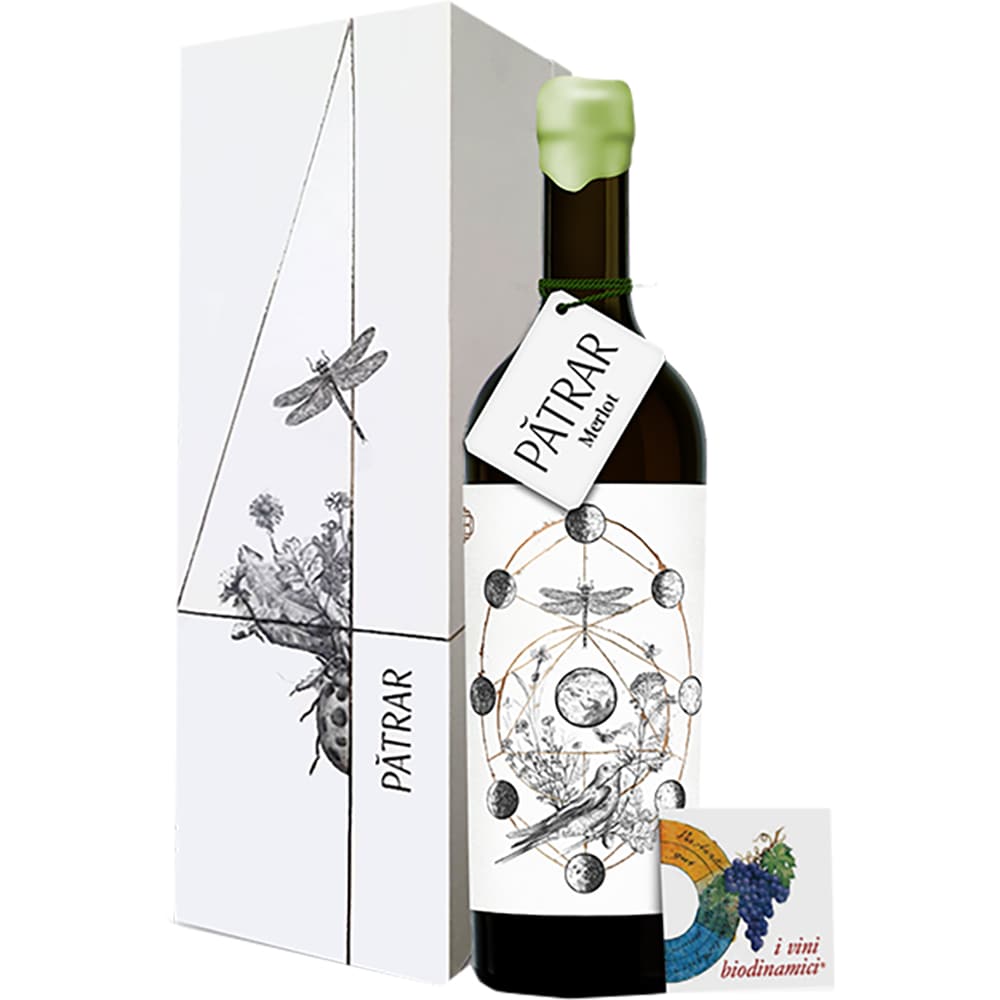 Vin rosu sec Domeniul Bogdan Patrar Merlot Biodinamic, 0.75L