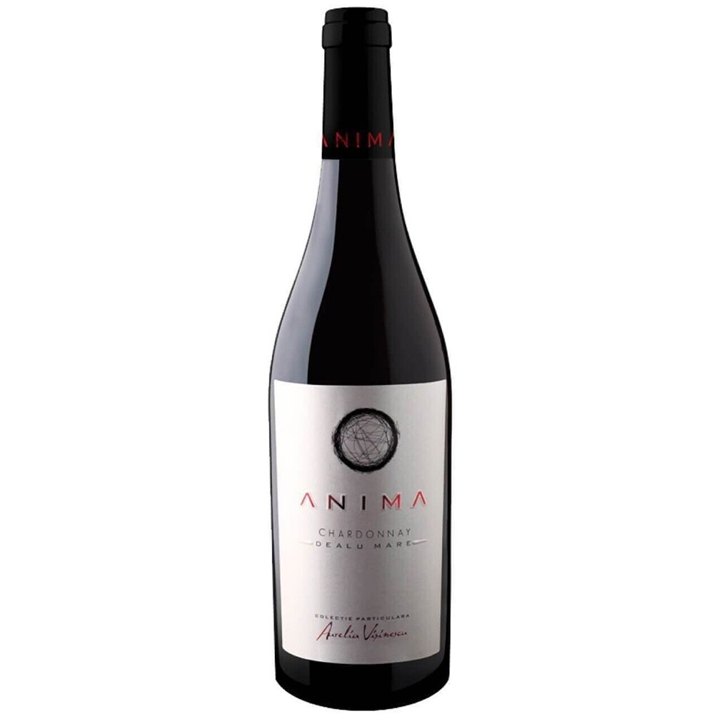 Vin alb sec Domeniile Sahateni - Aurelia Visinescu Anima Chardonnay Oak 2021, 0.75L