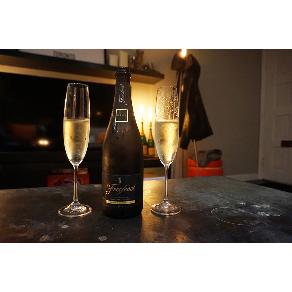 Vin spumant Cava alb Freixenet Cordon Negro, 0.75L