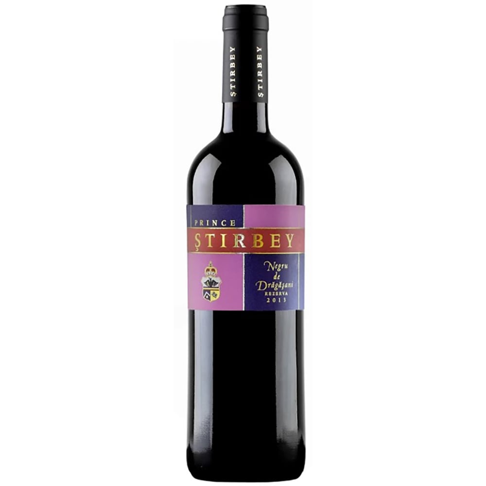 Vin rosu sec Prince Stirbey Negru de Dragasani 2018, 0.75L