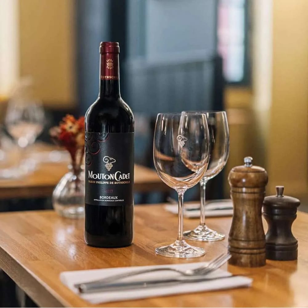 Vin rosu sec Mouton Cadet Rothschild 2018, 2 sticle x 0.75L