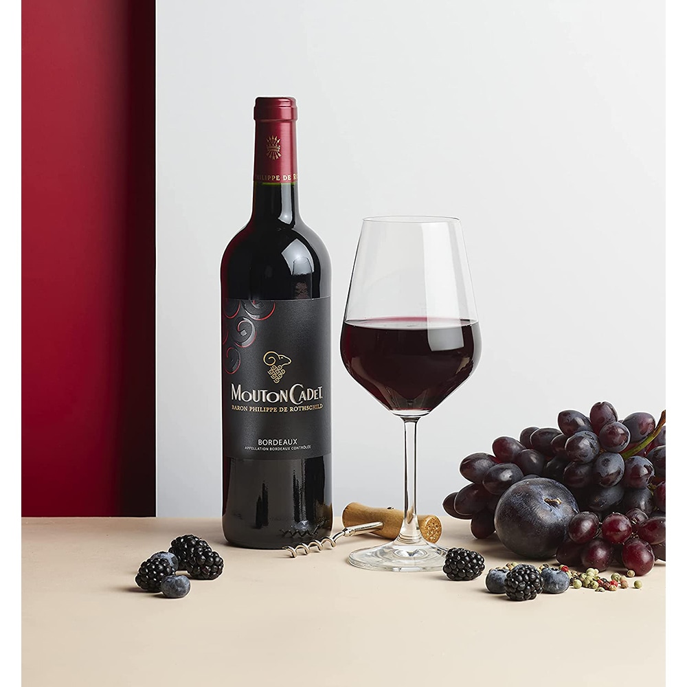 Vin rosu sec Mouton Cadet Rothschild 2018, 2 sticle x 0.75L