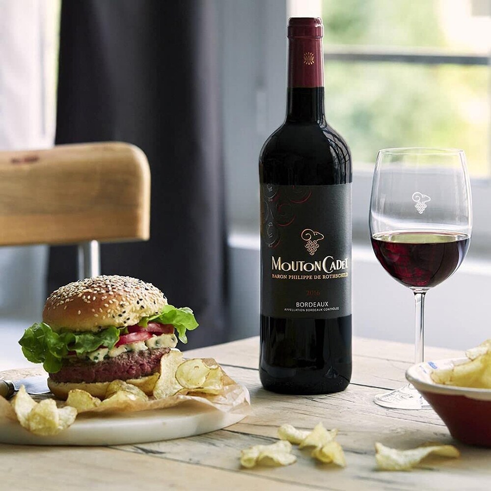 Vin rosu sec Mouton Cadet Rothschild 2018, 2 sticle x 0.75L