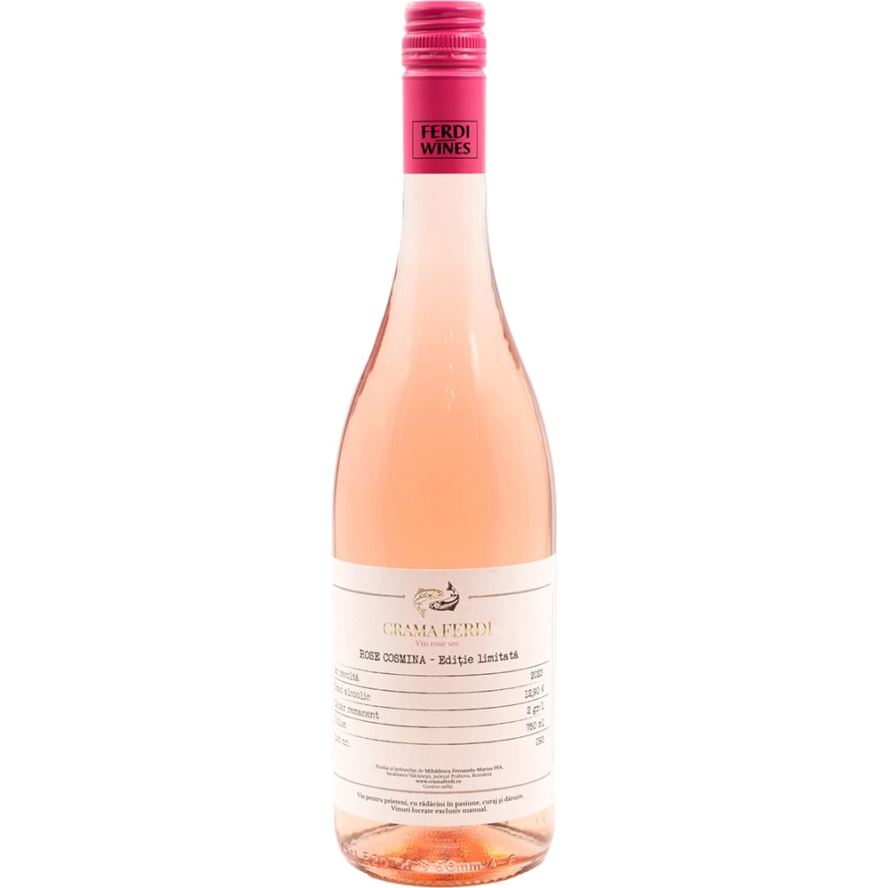 Vin rose sec Cosmina Editie Limitata 2023, 0.75L