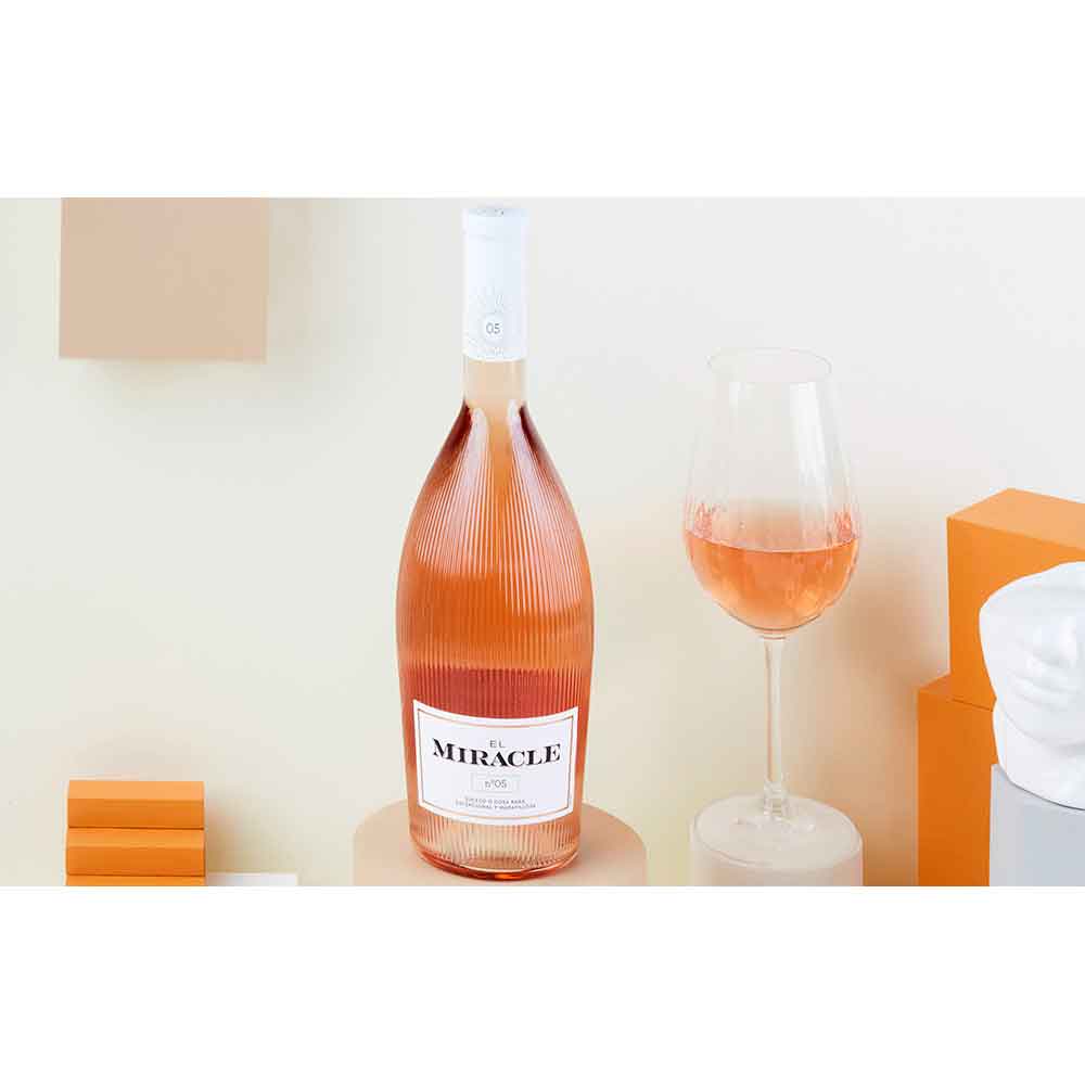 Vin rose dulce El Miracle N5, 0.75L