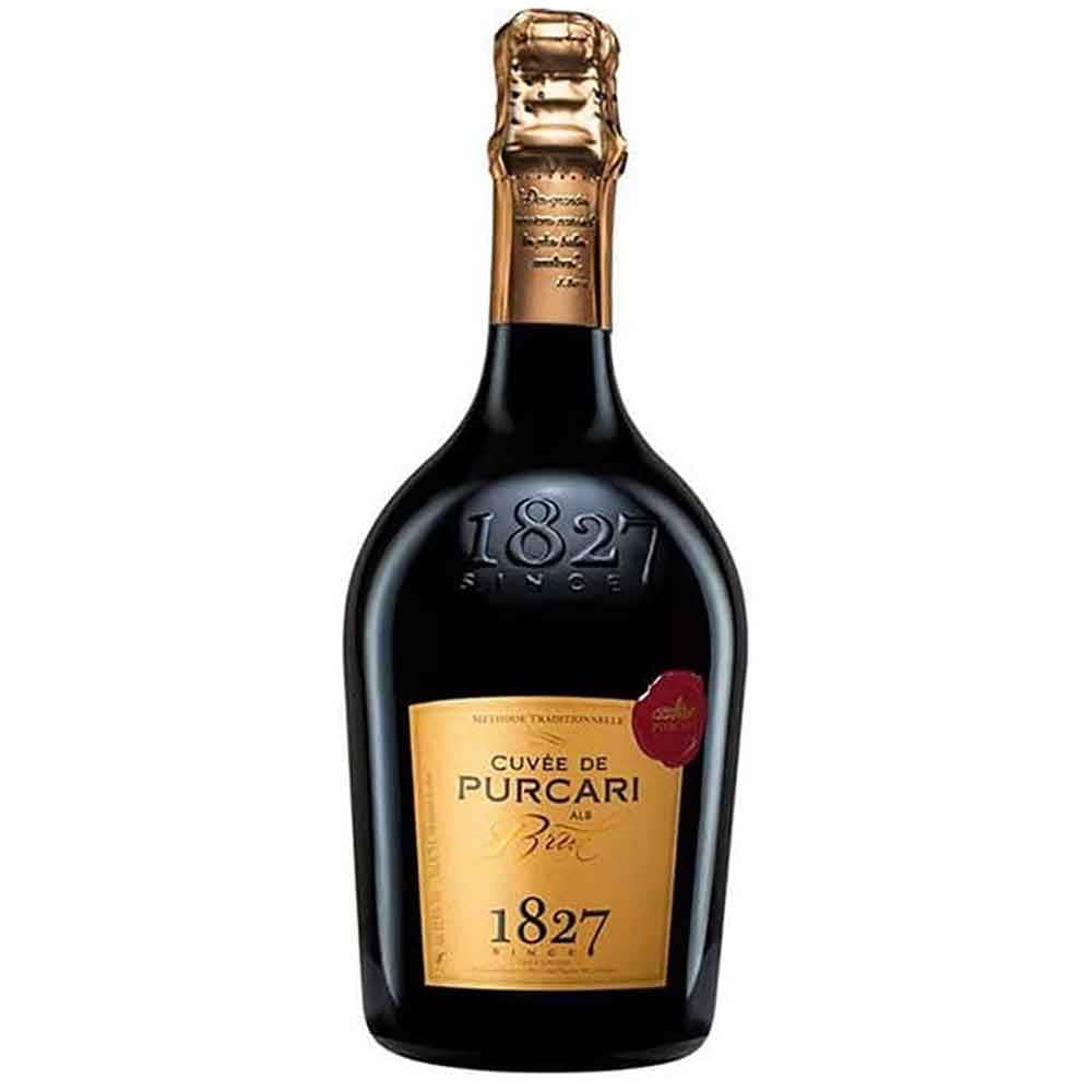 Vin spumant alb brut Purcari, 0.75L