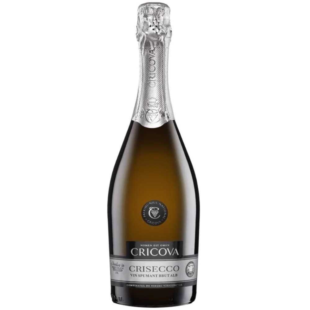 Vin spumant alb Brut Crisecco, 0.75L