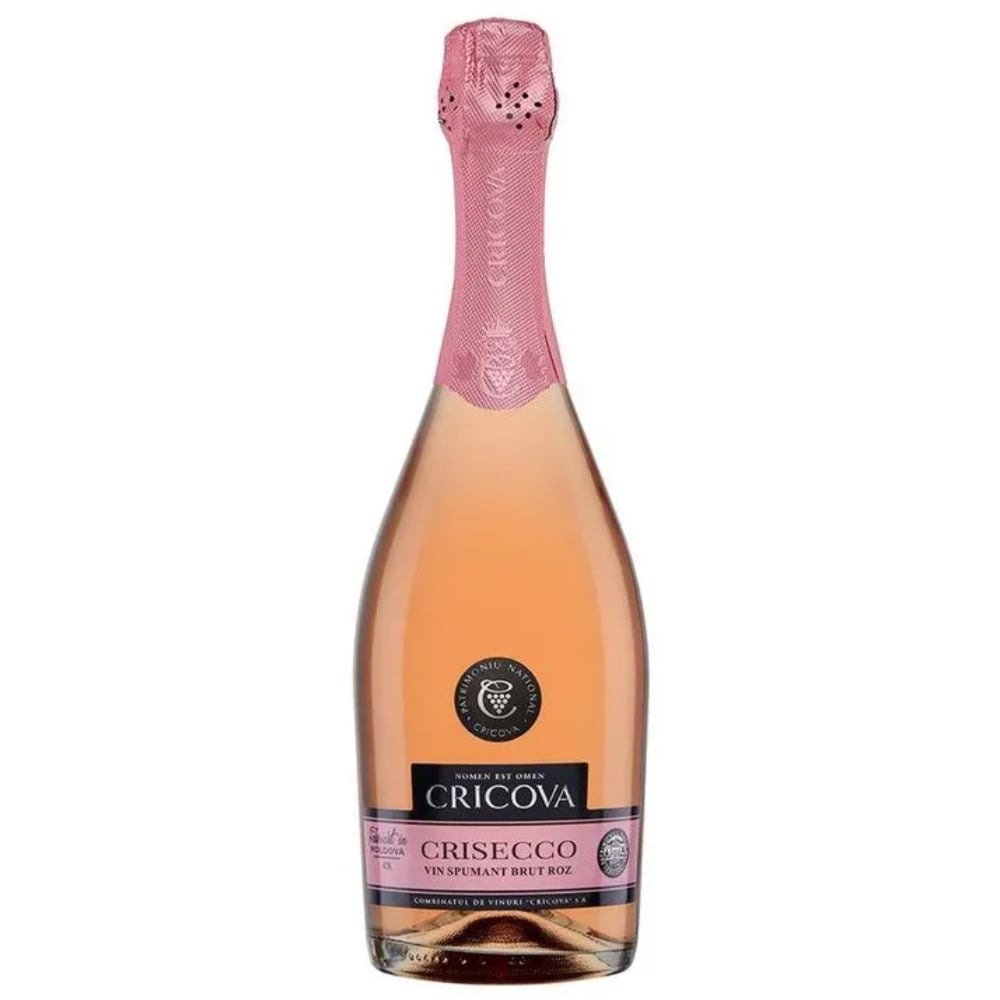 Vin spumant rose Brut Crisecco, 0.75L