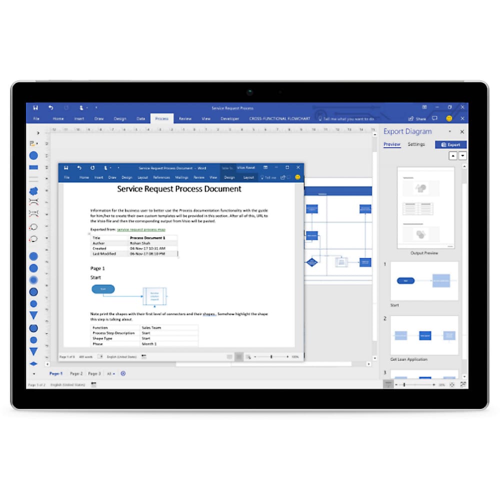 Microsoft Visio Standard 2024, Toate limbile, 1 PC, ESD
