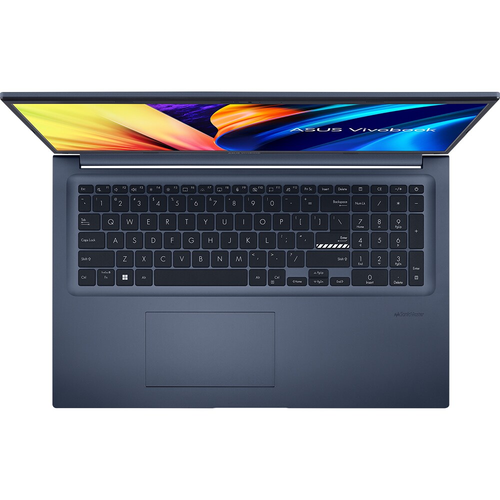 Laptop ASUS VivoBook 17 M1702QA-AU007W, AMD Ryzen 5 5600H pana 4.2GHz, 17.3" Full HD, 8GB, SSD 512GB, AMD Radeon Graphics, Windows 11 Home, Quiet Blue