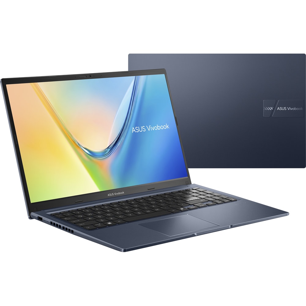 Laptop ASUS Vivobook 15 M1502XA-BQ012, AMD Ryzen 7 7840HS pana la 5.1GHz, 15.6" Full HD, 8GB, SSD 512GB, AMD Radeon Graphics, Free DOS, Quiet Blue