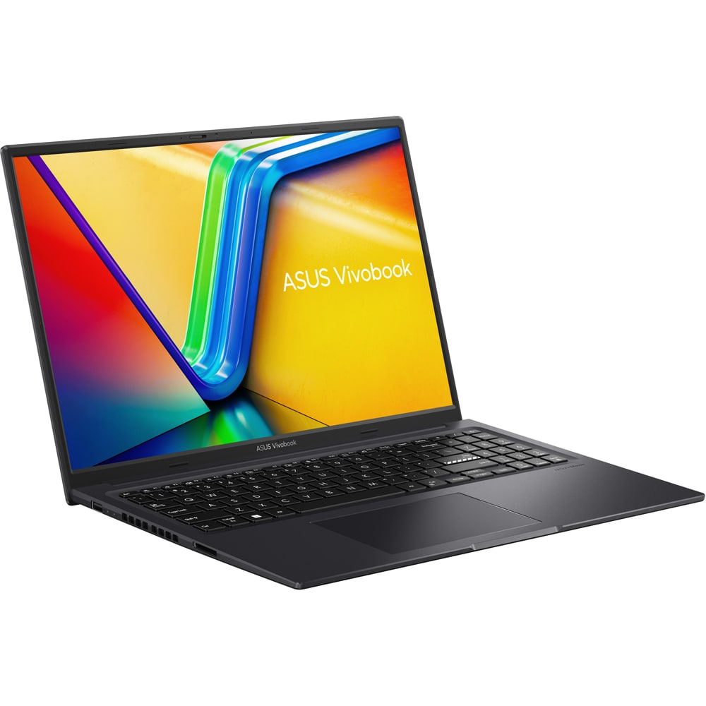 Laptop ASUS Vivobook 16X K3605VC-MB227, Intel Core i5-13500H pana la 4.7GHz, 16" WUXGA, 16GB, SSD 512GB, NVIDIA Geforce RTX 3050 4GB, Free Dos, Indie Black