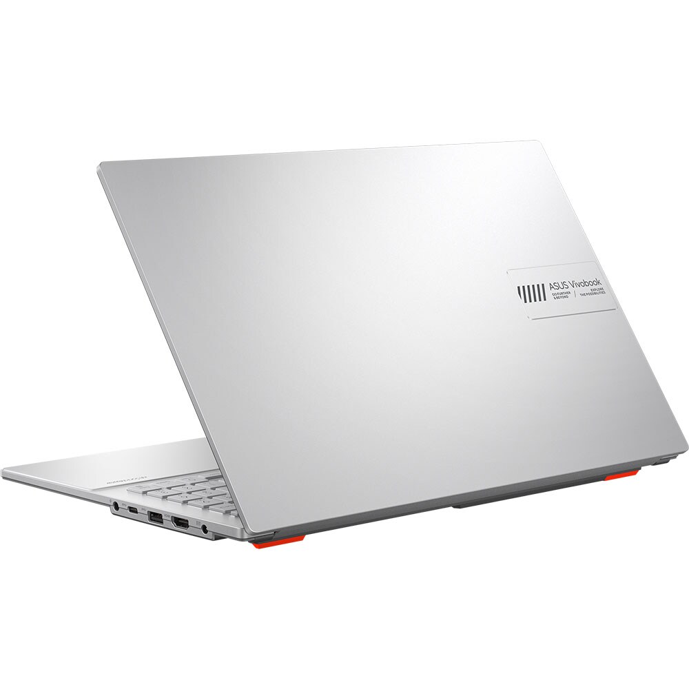 Laptop ASUS Vivobook Go 15 OLED L1504FA-L1370, AMD Ryzen 3 7320U pana la 4.1GHz, 15.6" Full HD, 8GB, SSD 512GB, AMD Radeon 610M, Free Dos, Cool Silver