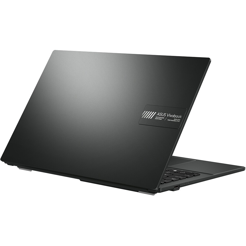 Laptop ASUS Vivobook Go 15 E1504FA-BQ057, AMD Ryzen 3 7320U pana la 4.1GHz, 15.6" FHD, 8GB, SSD 256GB, AMD Radeon Graphics, Free DOS, negru