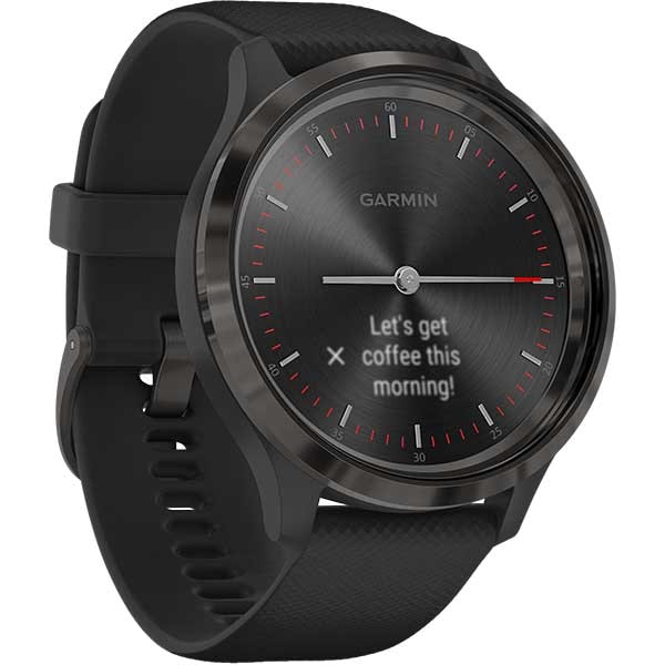 Smartwatch GARMIN Vivomove 3 44mm, Android/iOS, silicon, Black Gunmetal