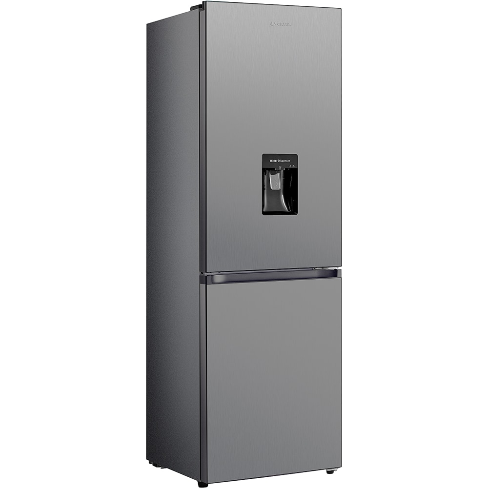 Combina frigorifica VORTEX VK30SSS02S, 296 l, 185 cm, Clasa F, Dozator apa, argintiu