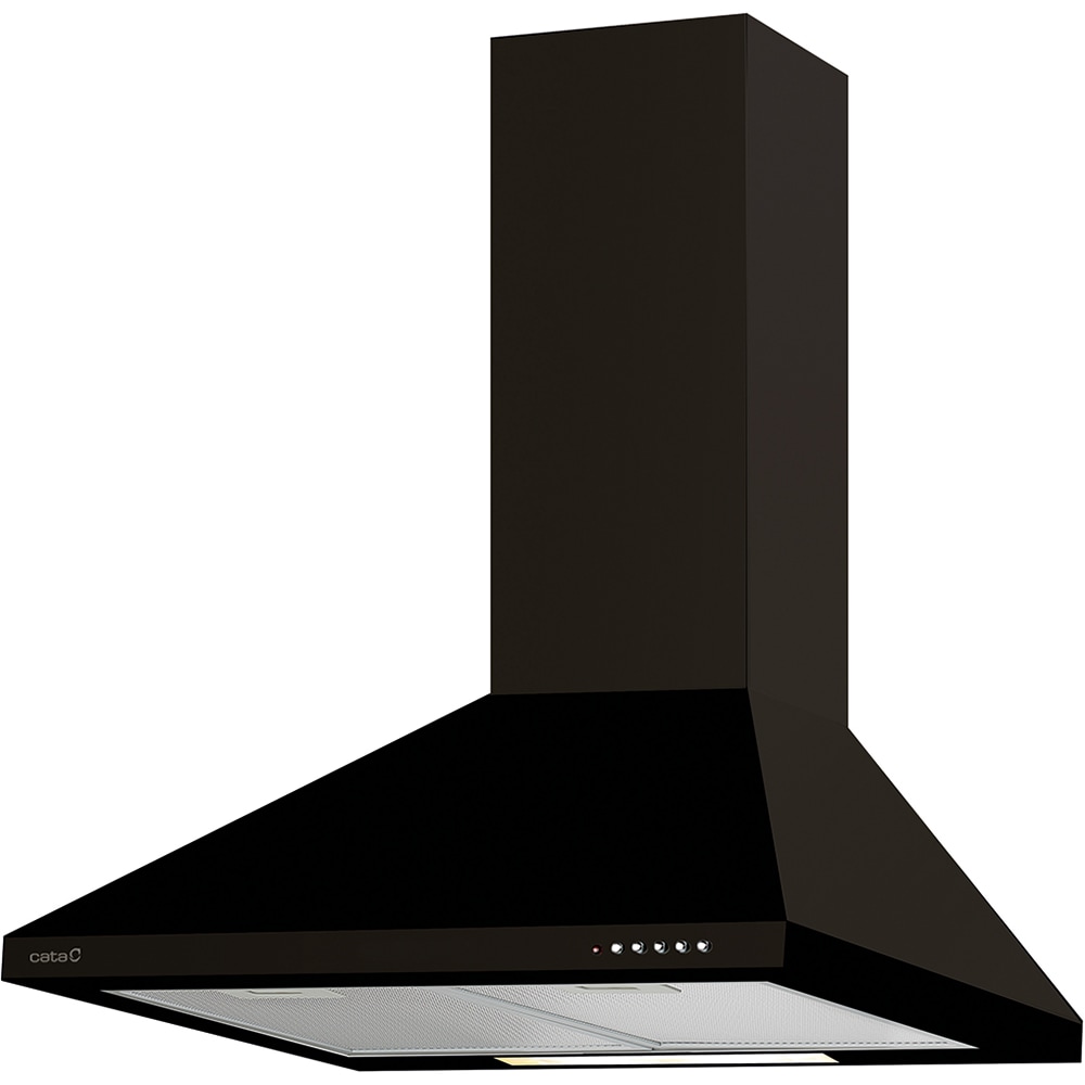 Hota decorativa CATA VK 6000 BK, 1 motor, 395 m3/h, L 60 cm, negru
