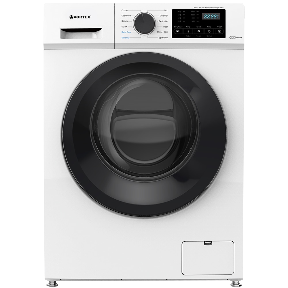 Masina de spalat rufe frontala slim VORTEX VMA712D05S, 7 kg, 1200rpm, Clasa A, alb