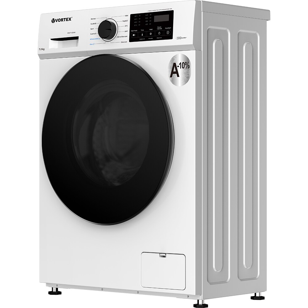 Masina de spalat rufe frontala slim VORTEX VMA714D04S, 7 kg, 1400rpm, Clasa A, alb