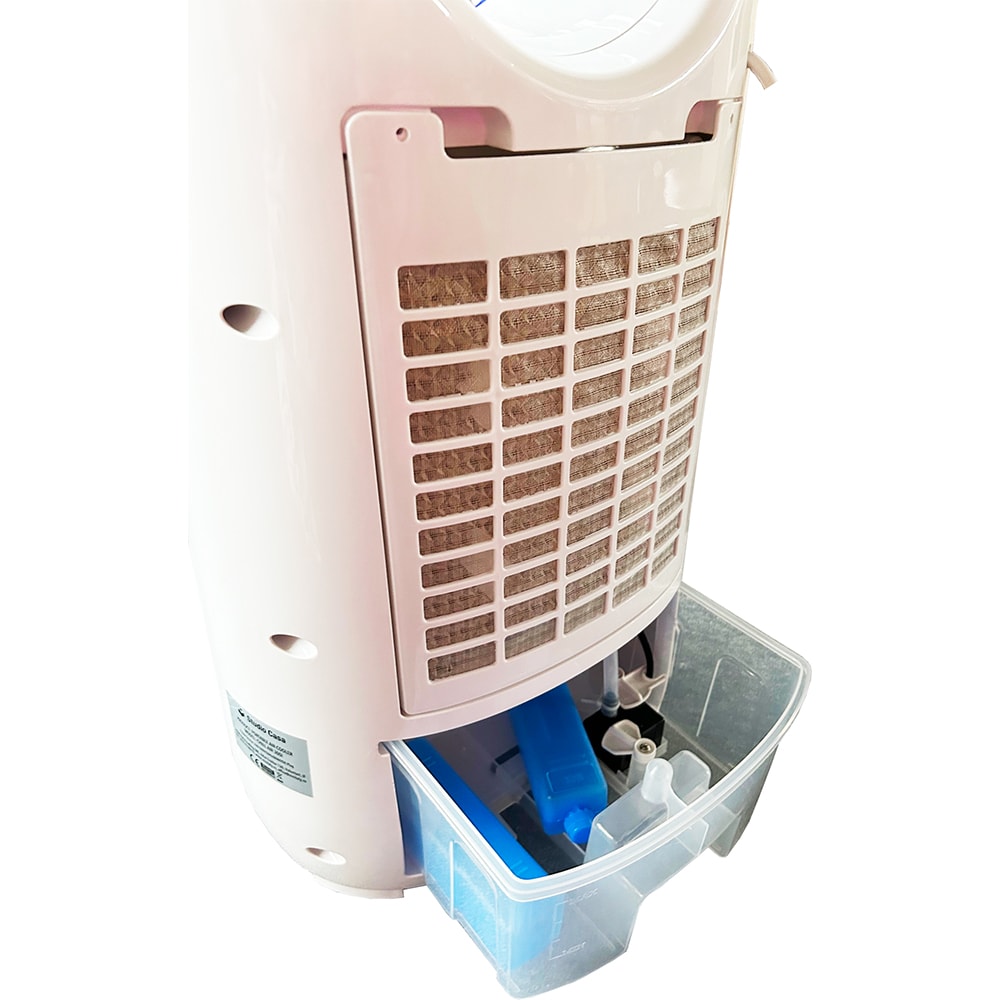 Racitor de aer STUDIO CASA Chill Air 300ION, 3 trepte de viteze, 80W, Umidificare, Ionizare, alb