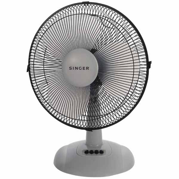 Ventilator de birou SINGER DF- 40, 40 cm, 3 viteze, 50W, gri