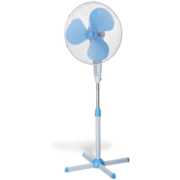 Ventilator cu picior TESY FS40SCW01, 40 cm, 3 viteze, 45W, alb