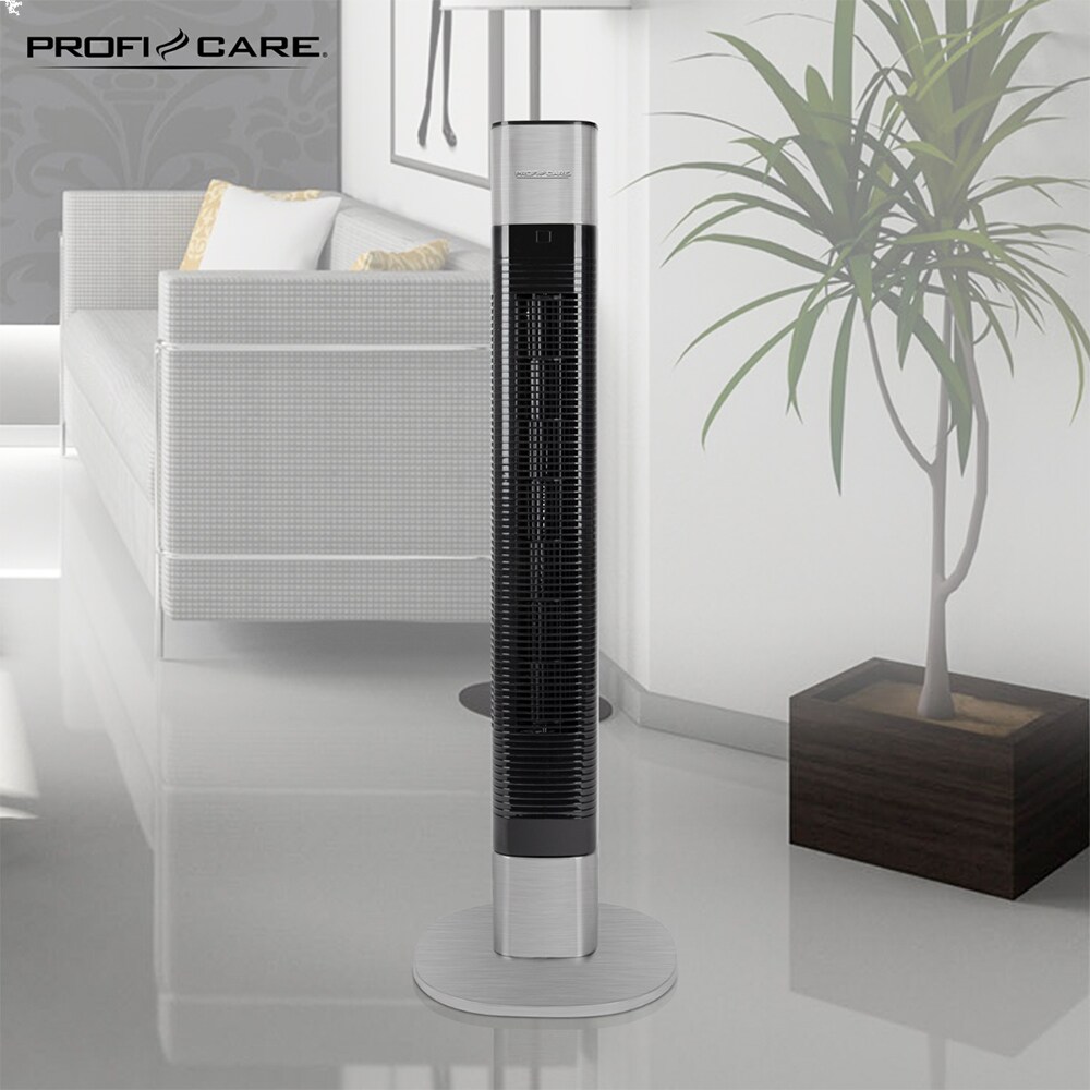 Ventilator turn PROFICARE PC-TVL3068, 3 trepte viteza, 50W, argintiu inchis