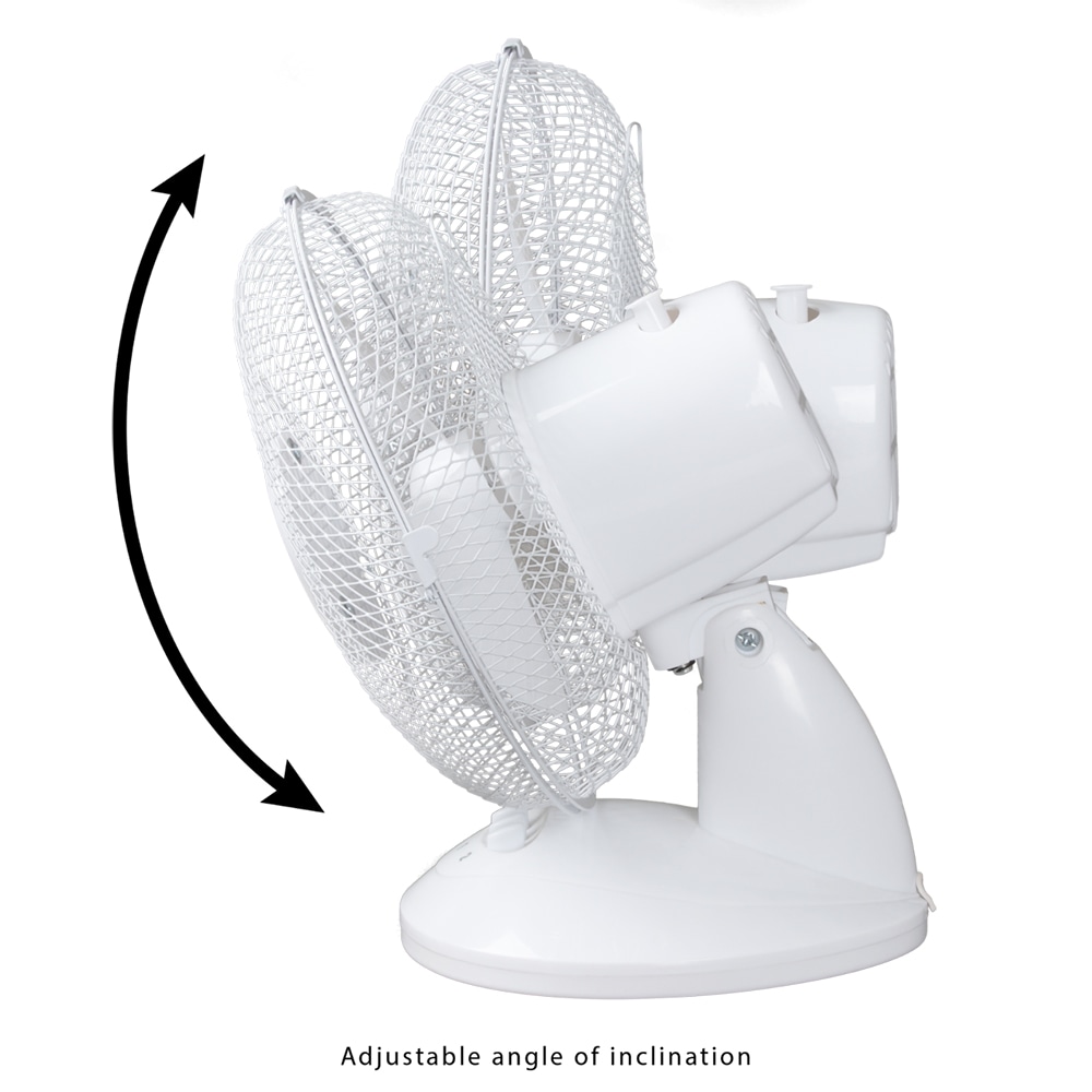 Ventilator de birou CLATRONIC VL3601, 2 trepte viteza, 30W, alb