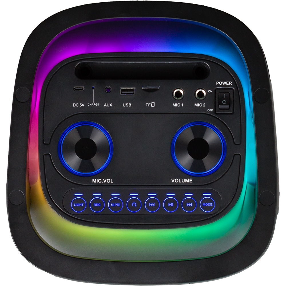 Boxa portabila VORTEX VO2617, 40W RMS, Bluetooth, Radio FM, negru, fara incarcator