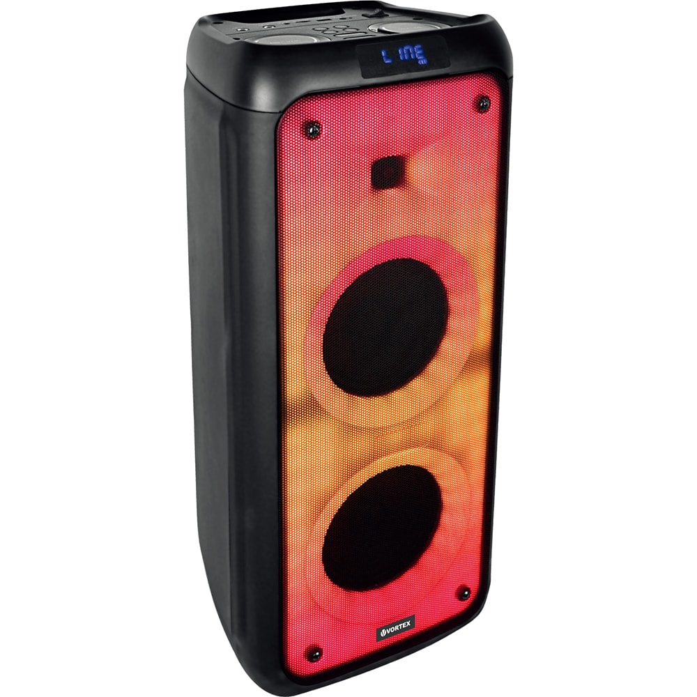 Boxa portabila VORTEX VO2620, 30W RMS, Bluetooth, Radio FM, negru