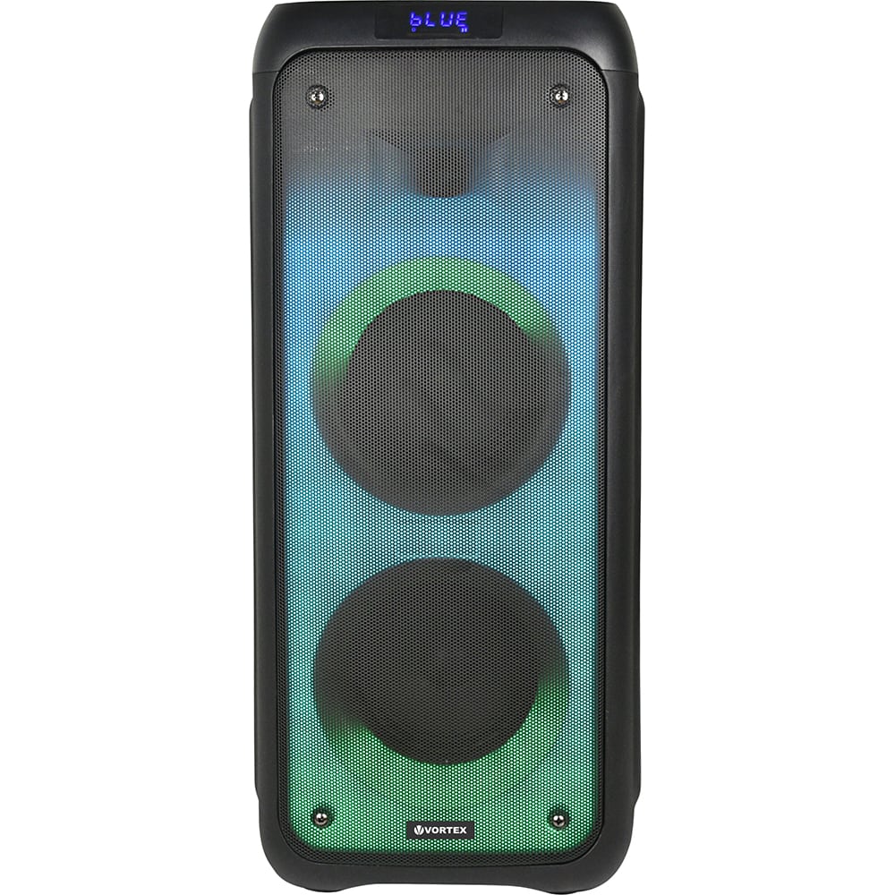Boxa portabila VORTEX VO2620, 30W RMS, Bluetooth, Radio FM, negru